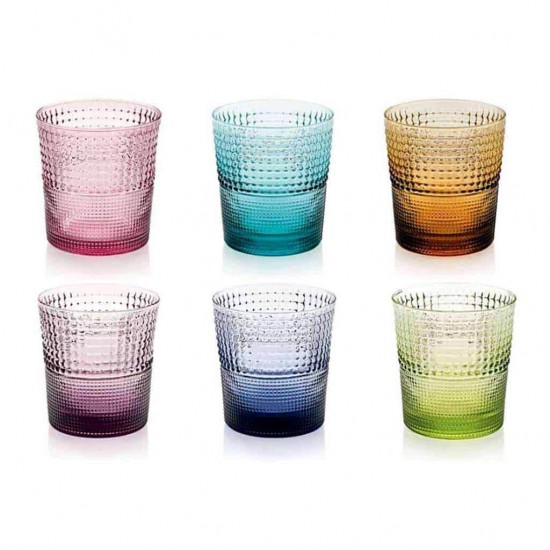 Set sei bicchieri acqua multicolor Speedy 