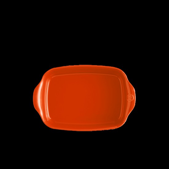 Pirofila rettangolare 30x19cm arancio