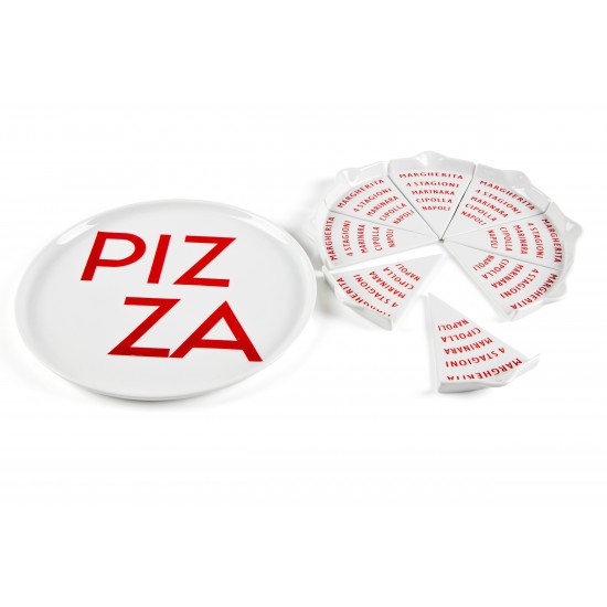 Set pizza 8 pz in porcellana 