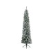 Albero di Natale Pino Pencil innevato 180 cm