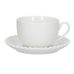 Tazza da tè Ducale set 6 pz, La Porcellana Bianca