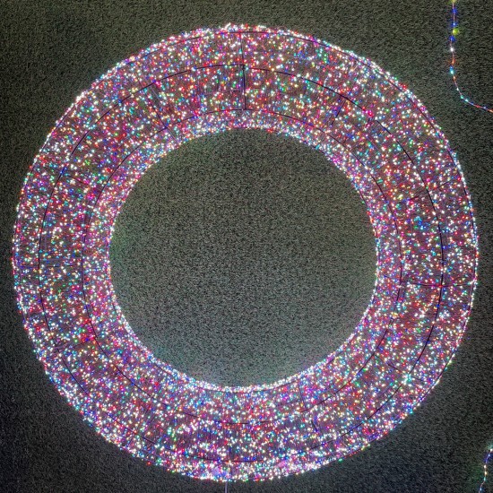 Corona Marrone 3D ø110cm HDM 15000 MicroLED Multiflash RGB